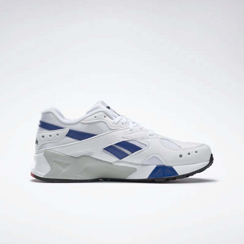 Reebok Aztrek Tenisky Panske - Biele/Kráľovská Modrá/Červené RL1040FM